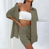 KIRRA | Comfy Loose Top and Casual Short Set-1